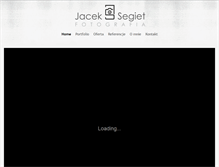 Tablet Screenshot of jaceksegiet.com